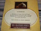 rare MAX ROSTAL VIOLIN HORSLEY SCHUBERT FANTASY RONDO SONATINA EMI HMV CLP 1112