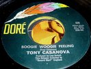 HEAR IT--TONY CASANOVA- BOOGIE WOOGIE FEELING- MINT 45 ROCK & ROLL ROCKABILLY