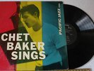 RARE JAZZ LP CHET BAKER  PACIFIC JAZZ 1222 CHET BAKER SINGS