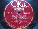 TED WALLACE & HIS ORCHESTRA RED LABEL OKEH 40749 - SOLOS