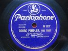 BIX BEIDERBECKE & HIS GANG 'GOOSE PIMPLES' PURPLE PARLOPHONE R127 - RARITY