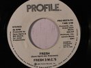 rare Rap Hip-Hop 45 FRESH 3 M.C.'S fresh PROFILE Hear