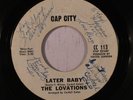 rare Soul Girl Group 45 LOVATIONS later baby CAP CITY Hear