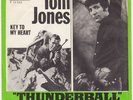 TOM JONES Thunderball JAMES BOND soundtrack Denmark 45 OST UNIQUE danish PS HEAR