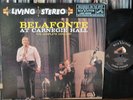 BELAFONTE At CARNEGIE HALL  LIVING STEREO LSO-6006  RCA VICTOR  -Classic Records