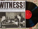 Witness Congressional Hearings 2 LP Joseph McCarthy Red Scare HUAC Jimmy Hoffa
