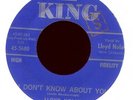 LLOYD NOLAN I Don't Know About You on King Rare New Breed R&B Popcorn 45 Hear