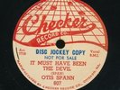 pc78-Blues-Checker 807-Otis Spann-PROMO- HOT and RARE and BEAUTIFUL
