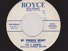 Classic R&B Group Harmony 5 EMBERS My Fragile Heart/I'm Free ROYCE M- HEAR BOTH