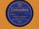 78 RPM Ben Bernie blue wax Columbia 2820-D in E