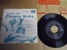 EARTHA KITT-SANTA BABY-POP/SOUL 45 & PICTURE SLEEVE PS-1955