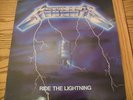 METALLICA - RIDE THE LIGHTNING - 1984 - EX
