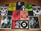 MISFITS ORIGINAL 3 HITS FROM HELL 45 SIGNED + FIEND PROMOS - SAMHAIN - DANZIG