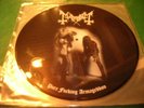 MAYHEM    pure fucking armageddon     LP  pic disc   BURZUM