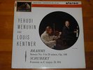 YEHUDI MENUHIN & LOUIS KENTNER, Brahms Sonata No.3 etc.(HMV ASD 475 EX/EX)