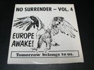No S*rrender Vol 4 LP Record Original RAC ISD CLASSIC ROCK O RAMA Skinhead ROR
