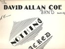 DAVID ALLAN COE Nothing Sacred private press LP adult X-Rated Outlaw Country