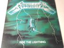 METALLICA Ride The Lightning RARE FRENCH PRESS Lp Orig BERNETT 1984 Green Cover