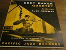 CHET BAKER 7 INCH EP CHET BAKER QUARTET FEATURING RUSS FREEMAN PACIFC JAZZ 50S