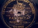 (R) DE LUCA GIUSEPPE Opera 78rpm Black G&T 52423 Faust-Vien Leonora