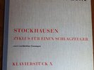 Karlheinz Stockhausen - Zyklus für einen Schlagzeuger - 1964