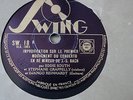 78 tours / rpm SWING SW18 / EDDIE SOUTH - STEPHANE GRAPPELY - DJANGO REINHARDT