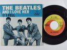 HEAR BEATLES 45 rpm And I Love Her CAPITOL 5235   Picture Sleeve VG++