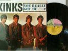 The Kinks 1965 You Really Got Me LP Mono in Shrink  Near Mint NR