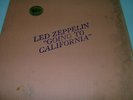 LED ZEPPELIN  GOING TO CALIFORNIA  LP RECORD OLD VERY COLLECTABLE