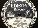 Edison Diamond Disc 52043, Golden Gate Orch (California Ramblers) BEEDLE UM BO