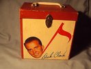 ANTIQUE Dick Clark 45rpm RECORD storage BOX 7