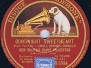 AL BOWLLY, CLASSIC GOODNIGHT SWEETHEART with RAY NOBLE on LAMINATED FRENCH 78