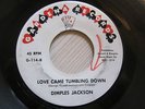 DIMPLES JACKSON / LOVE CAME TUMBLING MAN / POPCORN R&B NORTHERN 45 original