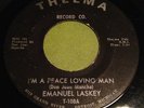 Emanuel Laskey northern soul 45 I'm A Peace Loving Man/Sweet Lies Thelma