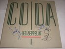 LED ZEPPELIN - CODA - LP SLEEVE (SIGNED)