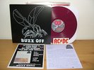 AC/DC - Buzz Off, wine red vinyl, 2 inserts & sticker