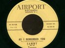 SAMMY & TEASERS Rare Doo Wop 45 on AIRPORT
