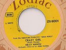 NELLY MANOU - PLESSAS CRAZY GIRL RARE GREEK  GARAGE OST 45 LOOKS VG+ PLAYS VG++