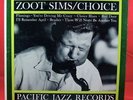 ZOOT SIMS Choice LP PACIFIC JAZZ Mono DG ORIG.