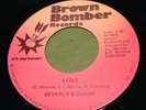 Beverly & Duane modern/northern soul 45 Love/You Belong To Me Brown Bomber EX