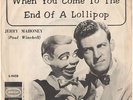 PAUL WINCHELL/JERRY MAHONEY--PICTURE SLEEVE + 45--(ROLY POLY SNOWMAN)--PS--PIC--