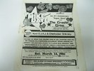 RARE ORIGINAL FLIER.CRASHH CREW ANNIVERSARY.KOOL D.J.&CHIEF ROCKER BUSY BEE
