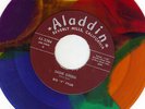 R&B Rockabilly repro Big T Tyler ALADDIN 3384 ( HEAR )) Splashed wax Sadie green