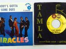 MIRACLES 45 Everybody's Gotta Pay TAMLA 1961 Smokey Robinson RARE Motown PIC SLV