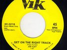 Rockabilly repro Joe Clay VIK 0218 (( HEAR )) Get on the right track / Cracker J