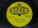 E.T. MENSAH AND HIS TEMPOS BAND - SAADZIFO/STORMY ASS - DECCA WA.746 78 rpm