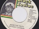 ANTHONY JOHNSON Know The Truth BLACK ZODIAC rare ORIGINAL roots HEAR