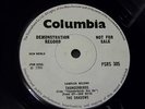 THE SHADOWS DEMO ONE SIDE RECORD-THUNDERBIRDS-1966 COLUMBIA WHITE LABEL-PSRS 305