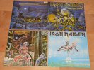 3 Alben 4 LP Vinyl Iron Maiden Heavy Metal Hardrock Live