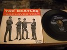 VINTAGE PICTURE SLEEVE The Beatles She Loves You on black Swan